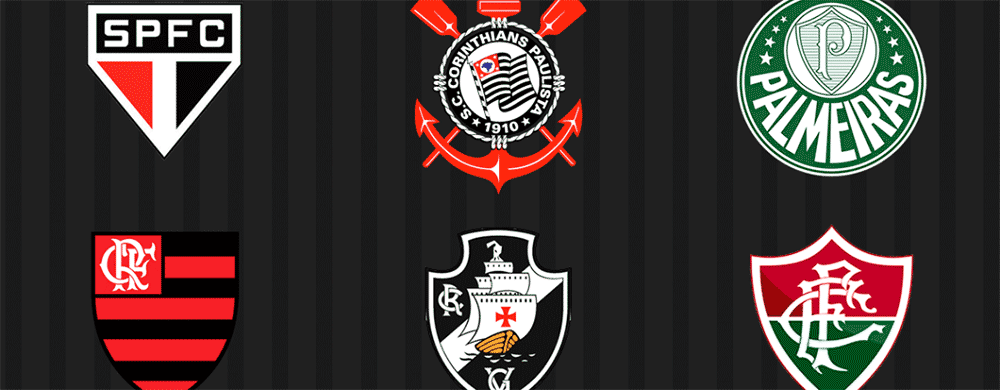 times de futebol azul e branco